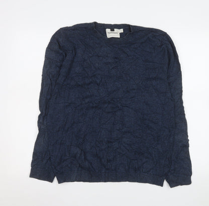 Mens UK Size L Topman Blue Pullover Jumper