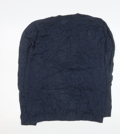 Mens UK Size L Topman Blue Pullover Jumper