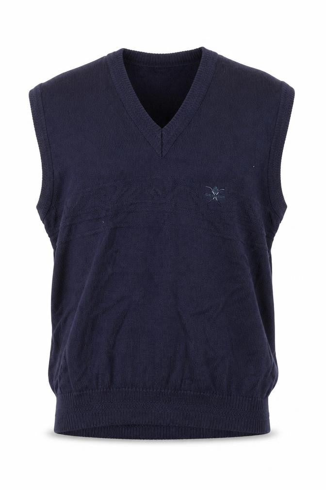 Mens UK Size L Westbury Blue Vest Jumper