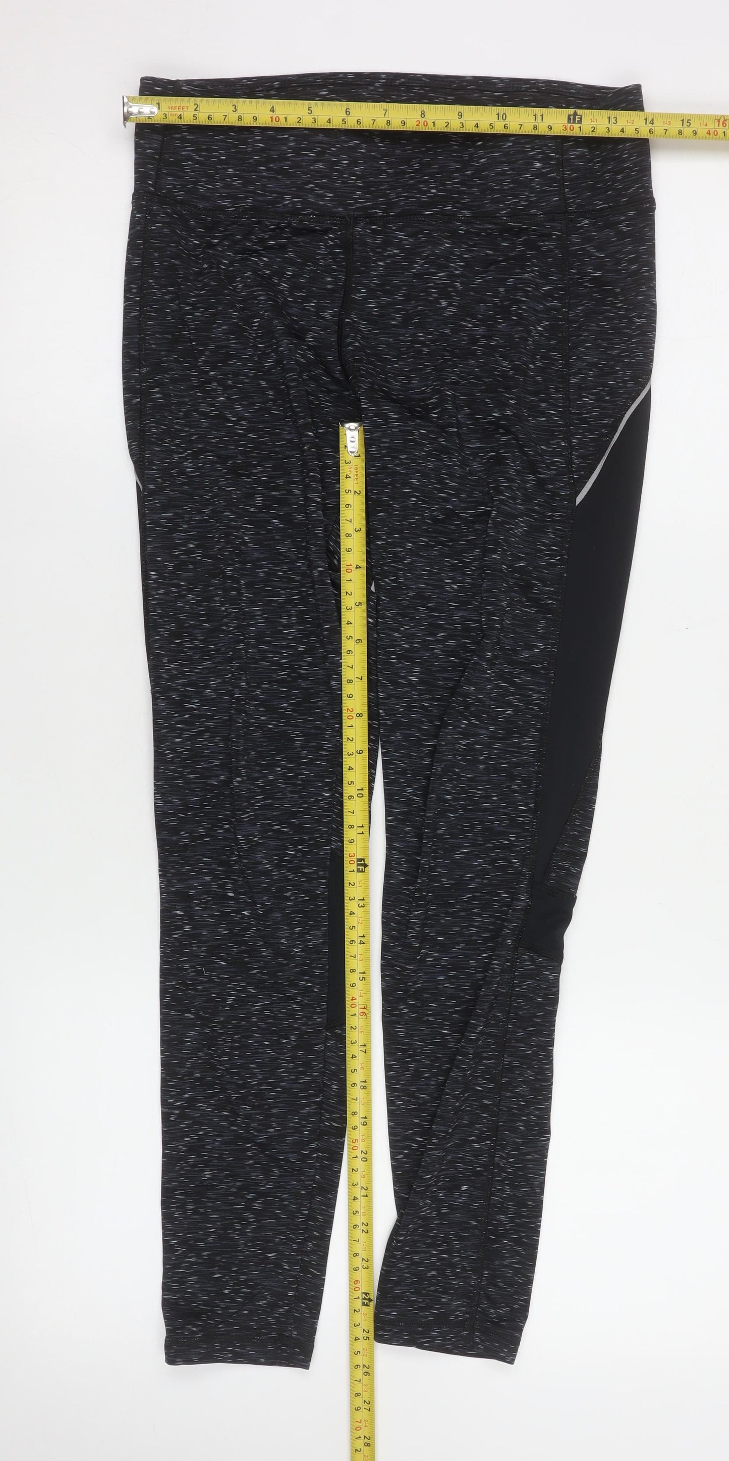 Womens UK Size M New Look Slim Fit Leggings Black Leggings