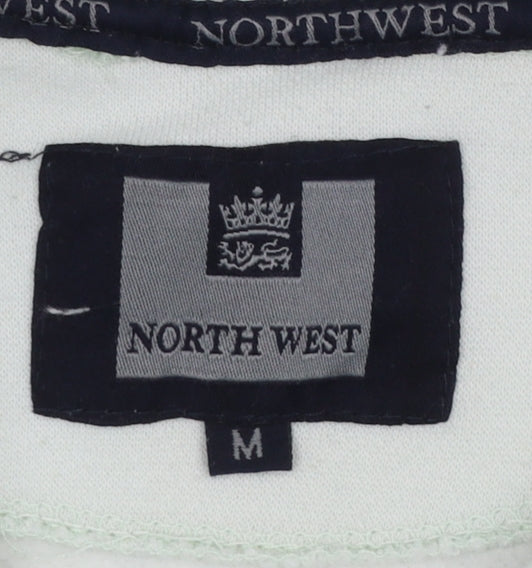 Mens UK Size M North West White Pullover Hoodie
