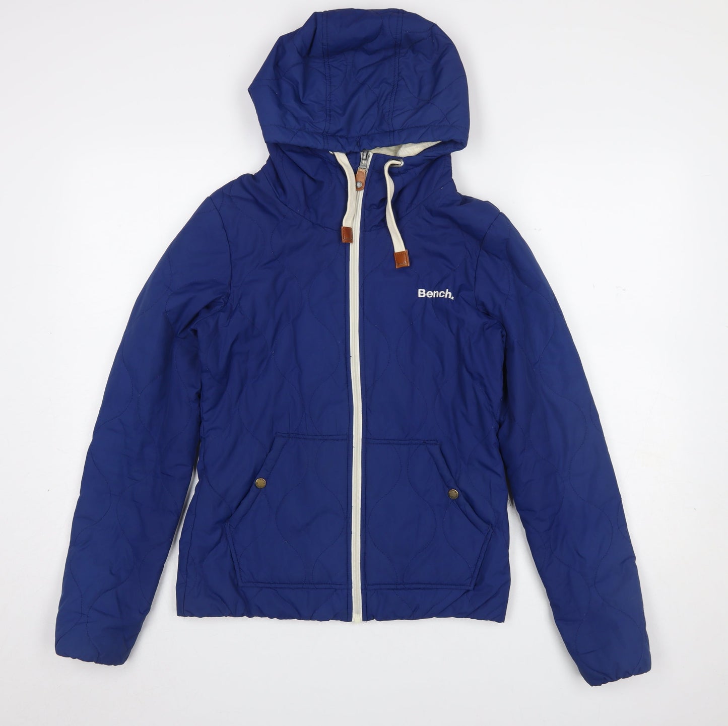 Mens UK Size XS Bench Blue Quilted Coat