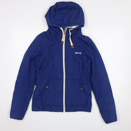 Mens UK Size XS Bench Blue Quilted Coat