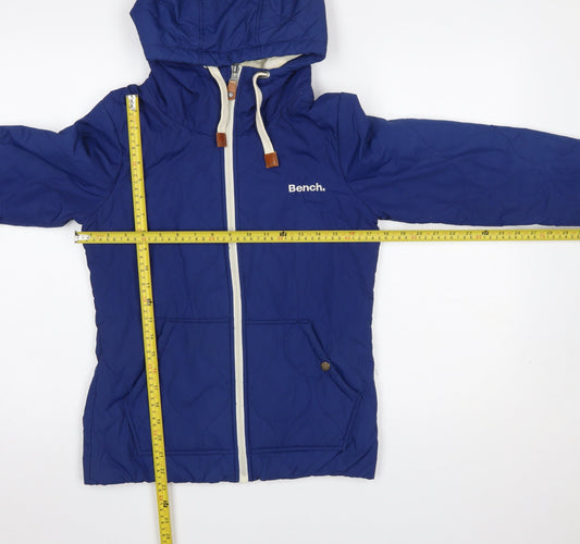 Mens UK Size XS Bench Blue Quilted Coat