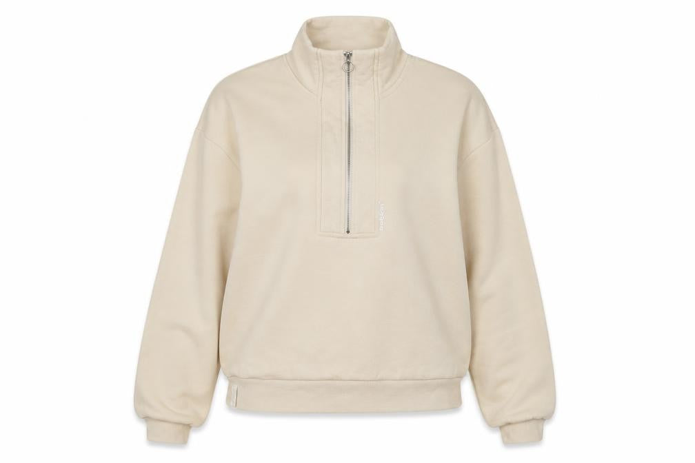 Womens UK Size M Bekkin Beige Pullover Sweatshirt