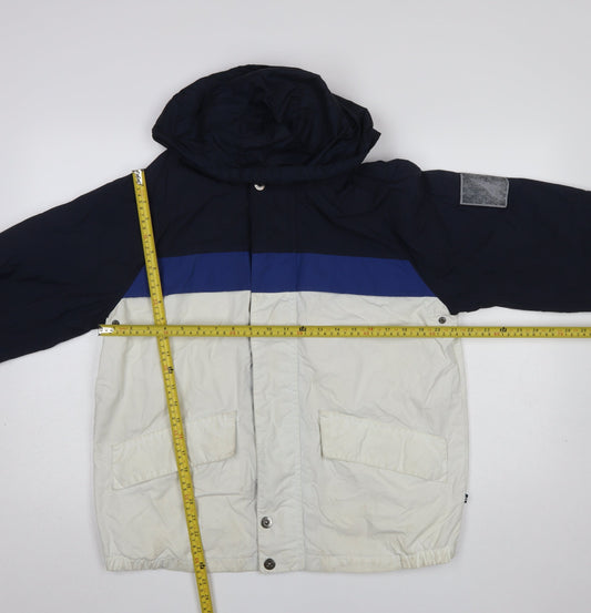 Mens UK Size M Nautica Blue Windbreaker Coat