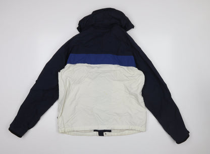 Mens UK Size M Nautica Blue Windbreaker Coat