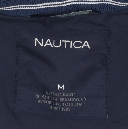 Mens UK Size M Nautica Blue Windbreaker Coat
