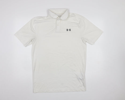 Mens UK Size S Under armour White GolfGym & TrainingRunning & Jogging Polo