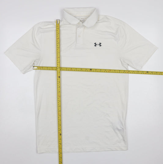 Mens UK Size S Under armour White GolfGym & TrainingRunning & Jogging Polo