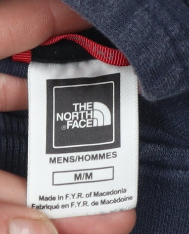 Mens UK Size M The North Face Blue Pullover Hoodie