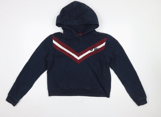Womens UK Size 14 Jack Wills Blue Pullover Hoodie