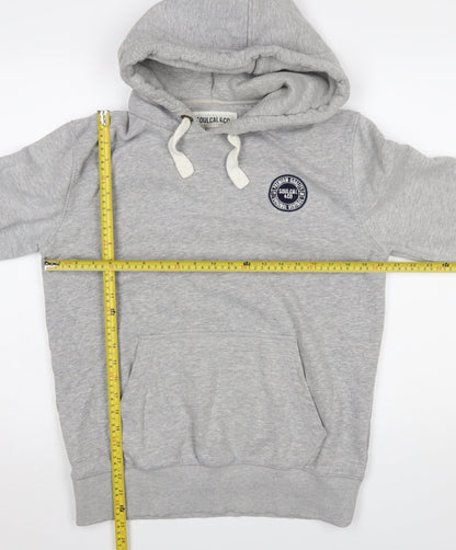 Mens UK Size L SoulCal & Co Grey Pullover Hoodie