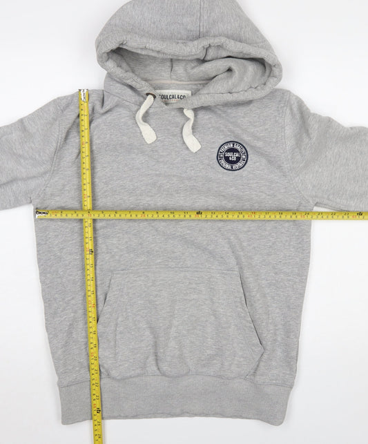 Mens UK Size L SoulCal & Co Grey Pullover Hoodie