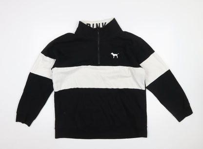 Womens UK Size L Victoria's Secret Black Pullover Sweatshirt