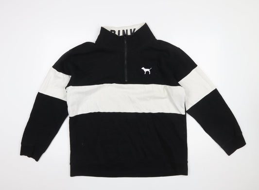 Womens UK Size L Victoria's Secret Black Pullover Sweatshirt