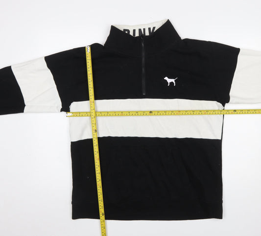 Womens UK Size L Victoria's Secret Black Pullover Sweatshirt