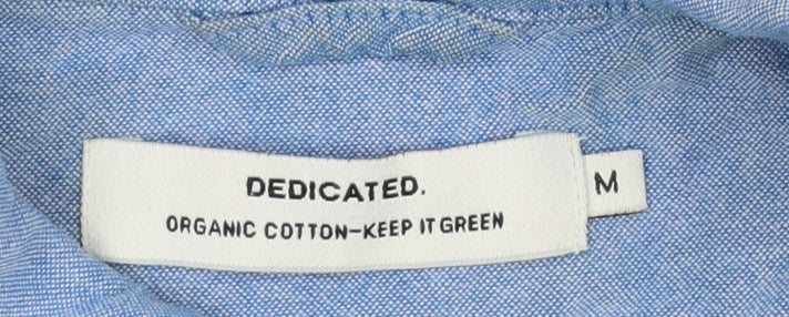 Dedicated Men’s Blue Organic Cotton Button-Down Shirt Medium