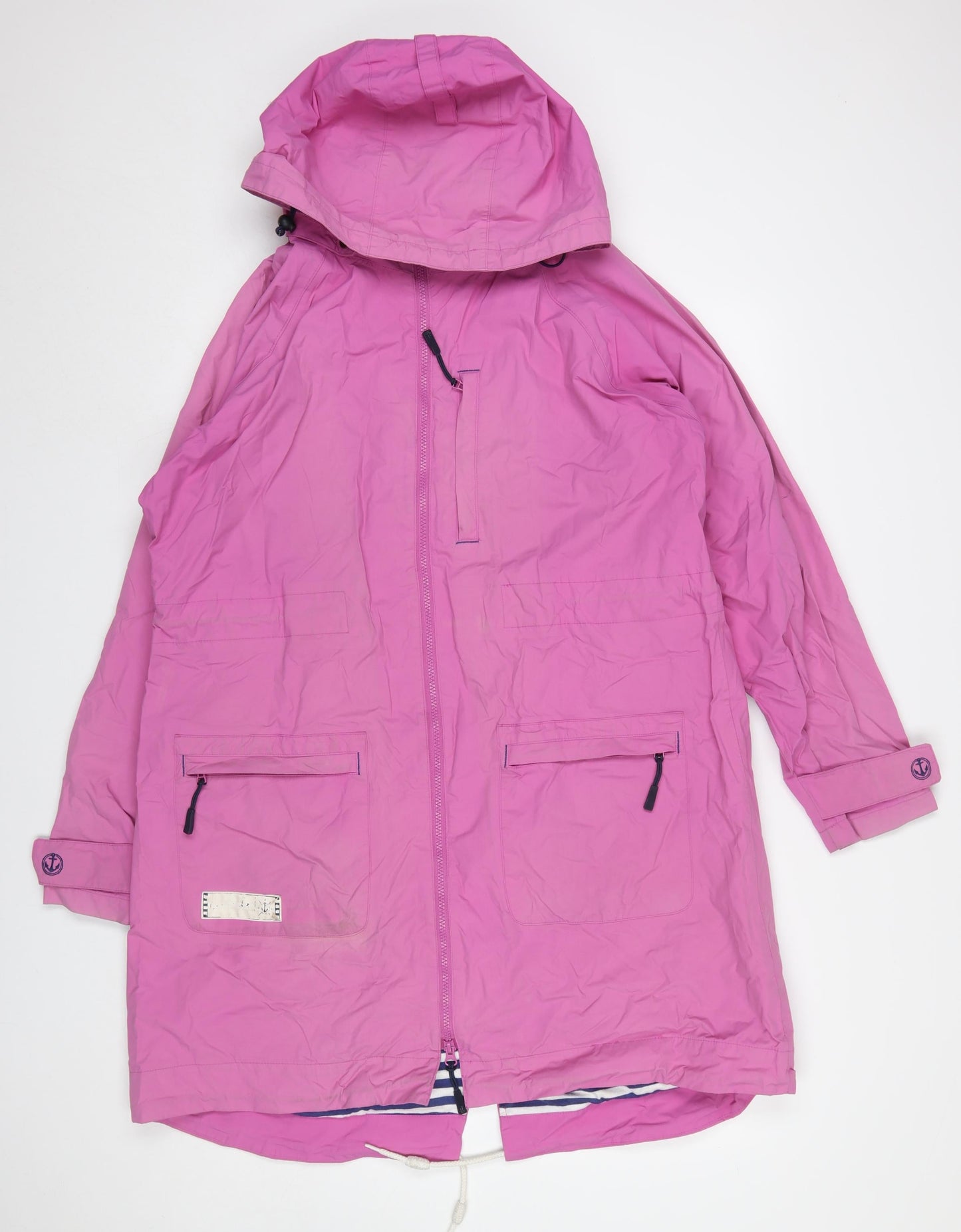 Womens UK Size XL Lazy Jacks Pink Rain Coat