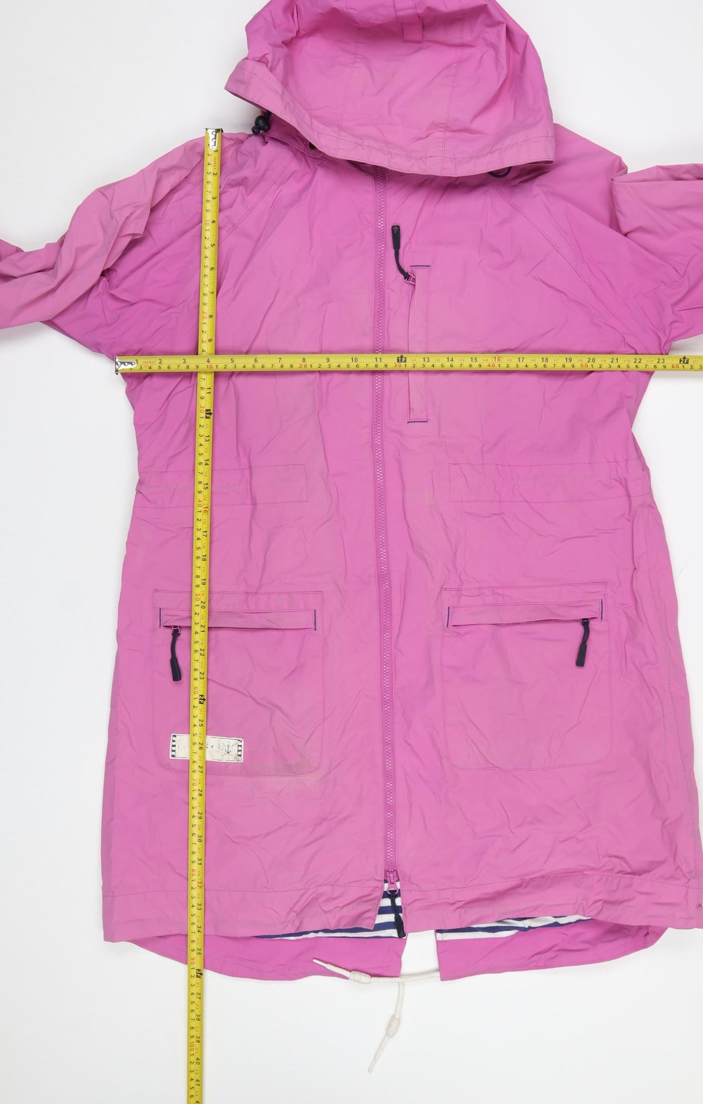 Womens UK Size XL Lazy Jacks Pink Rain Coat