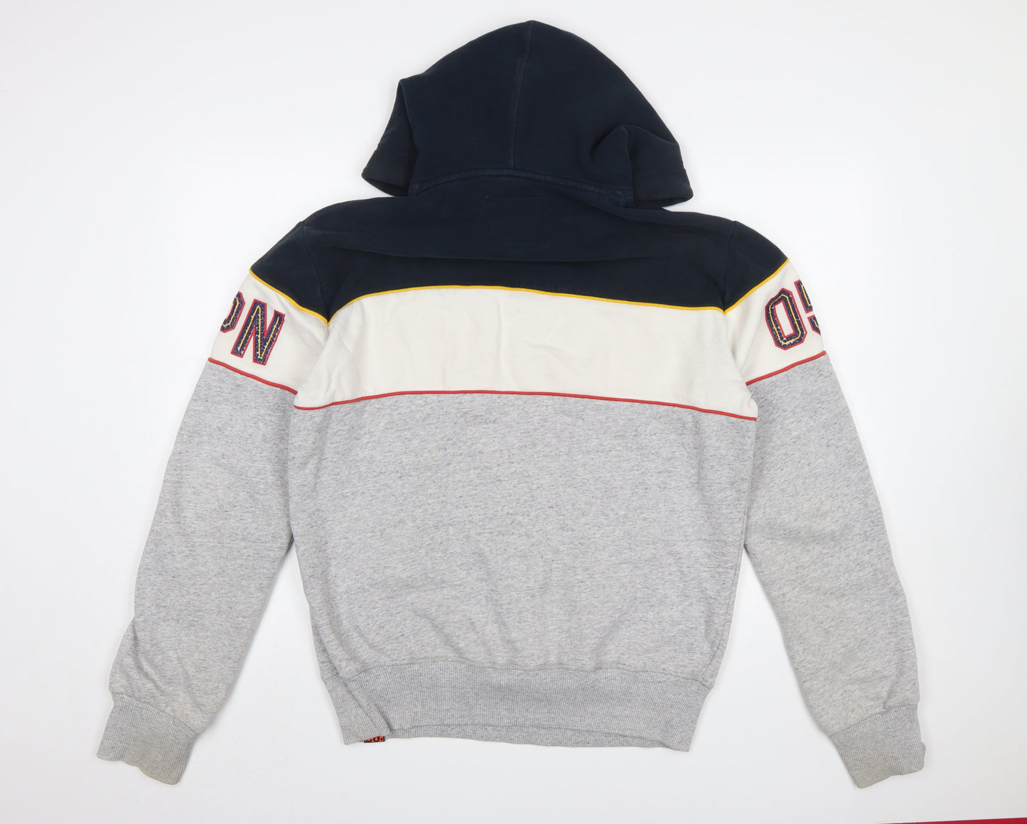 Mens UK Size L Superdry Grey Pullover Hoodie