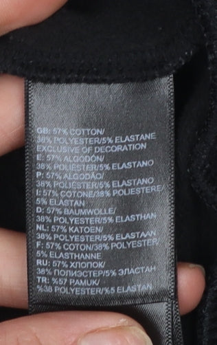 Womens UK Size XS The North Face Black Pullover Sweatshirt