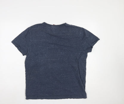 Mens UK Size XL Superdry Blue  T-Shirt