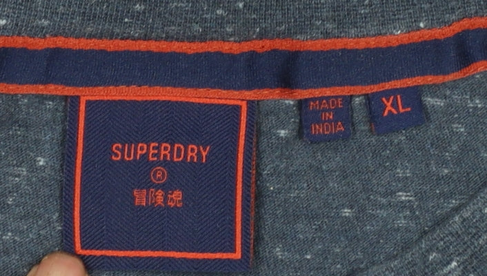 Mens UK Size XL Superdry Blue  T-Shirt