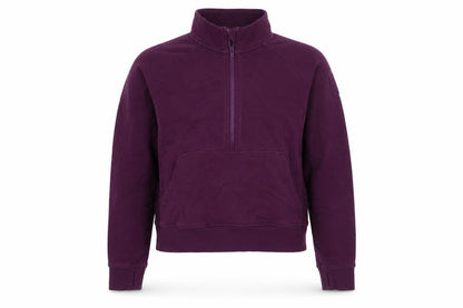 Womens UK Size S Gym+Coffee Purple Pullover Sweatshirt