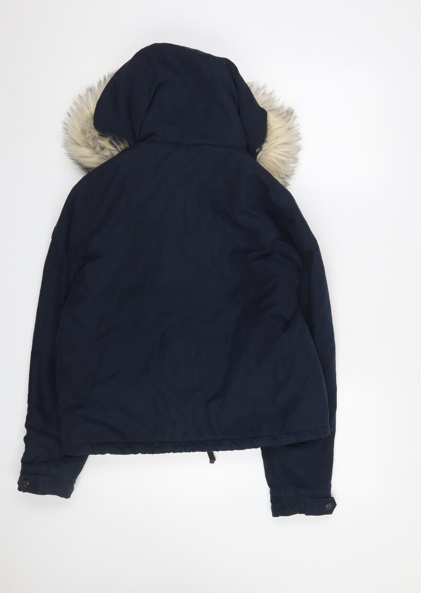 Womens UK Size M Only Blue Parka Coat