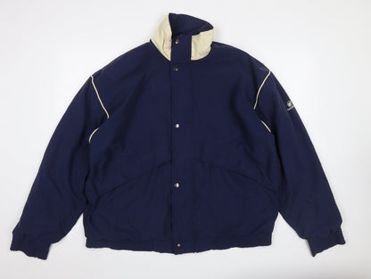 Mens UK Size L OAKMONT Blue Bomber Jacket