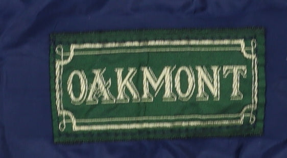 Mens UK Size L OAKMONT Blue Bomber Jacket