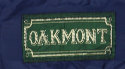 Mens UK Size L OAKMONT Blue Bomber Jacket