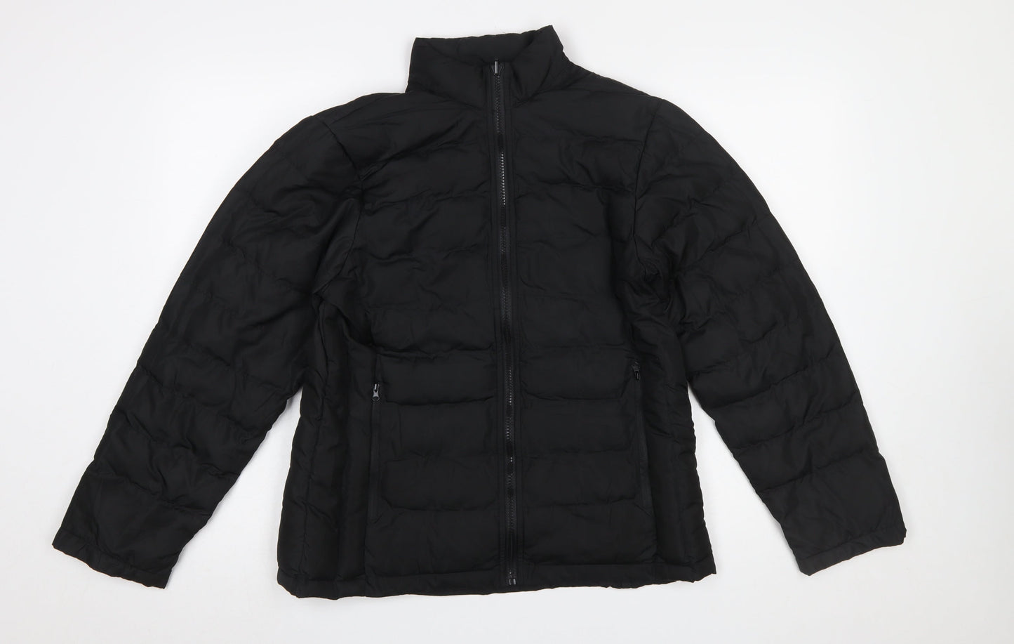 Womens UK Size 2XL Outdoor World Travel Clothing Black Puffer Jacket