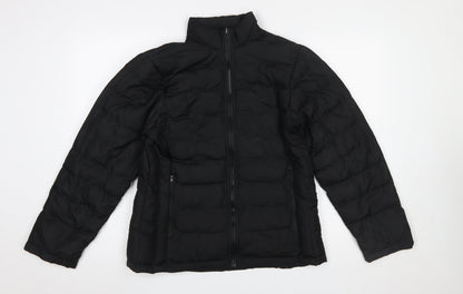 Womens UK Size 2XL Outdoor World Travel Clothing Black Puffer Jacket