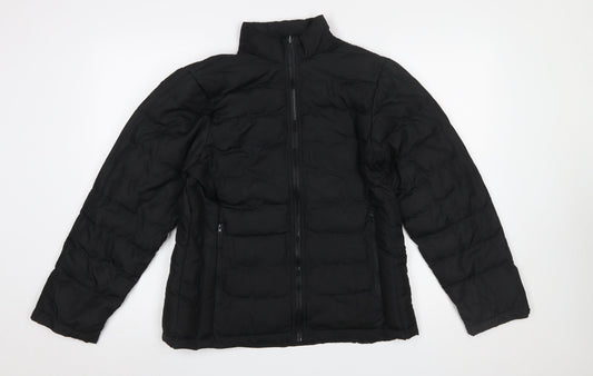 Womens UK Size 2XL Outdoor World Travel Clothing Black Puffer Jacket