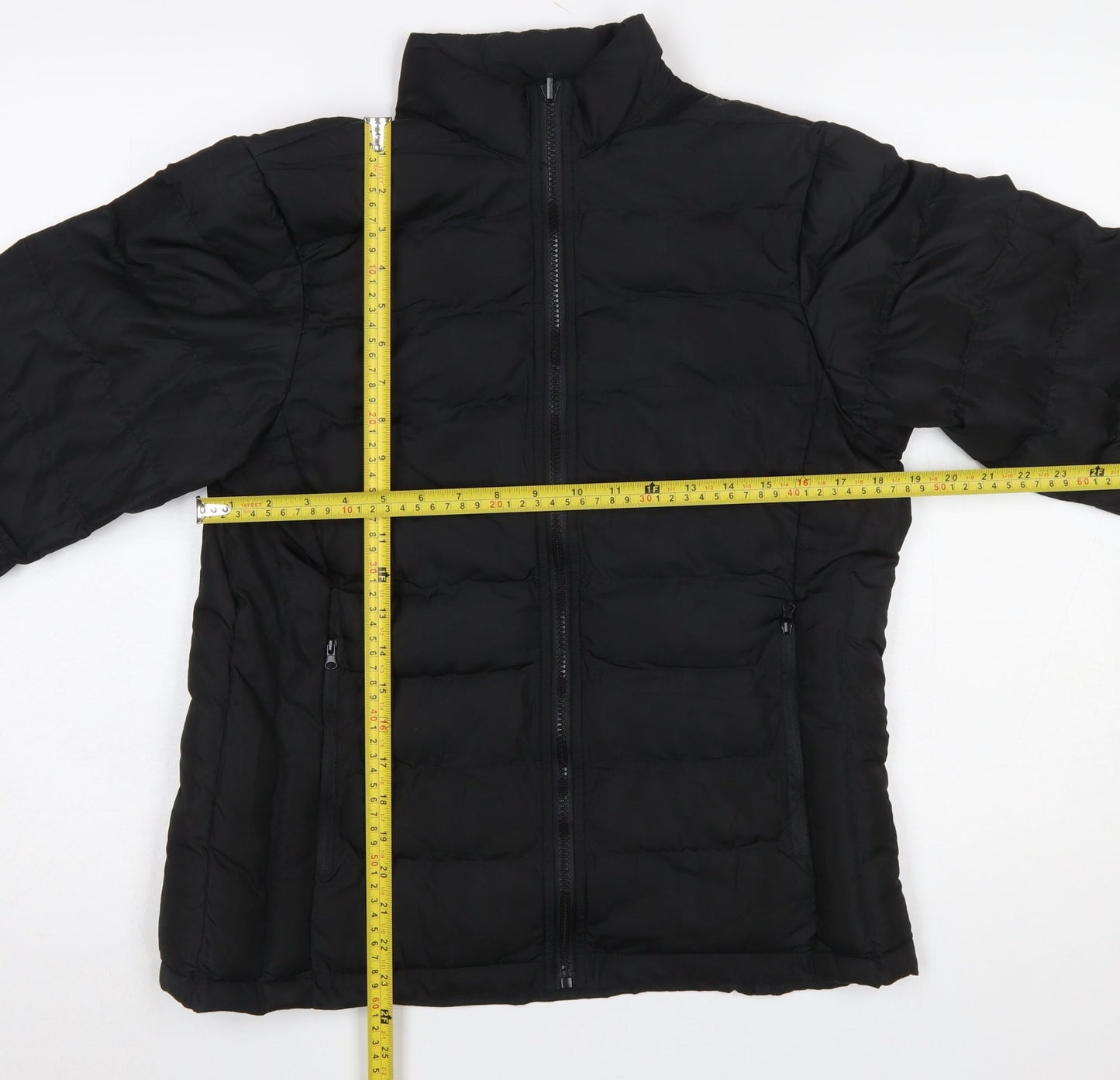 Womens UK Size 2XL Outdoor World Travel Clothing Black Puffer Jacket