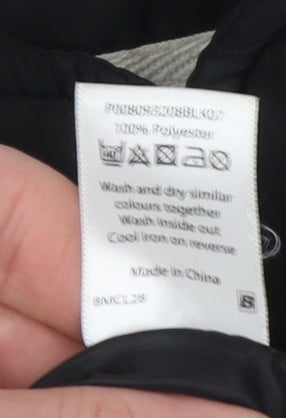 Womens UK Size 12 Sm Casual Black Bodywarmer