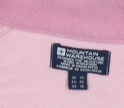 Womens UK Size 14 Mountain Warehouse Pink Pullover Sweatshirt