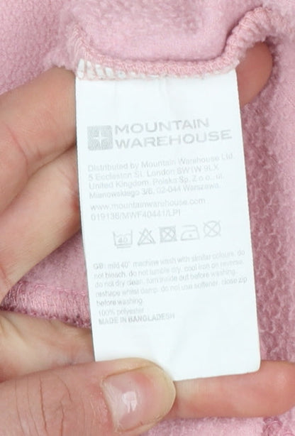 Womens UK Size 14 Mountain Warehouse Pink Pullover Sweatshirt
