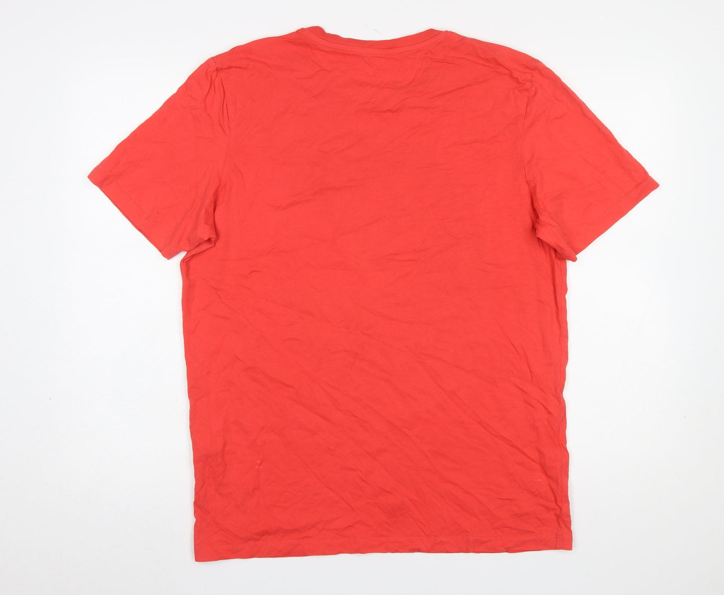 Mens UK Size M JACK & JONES Red  T-Shirt