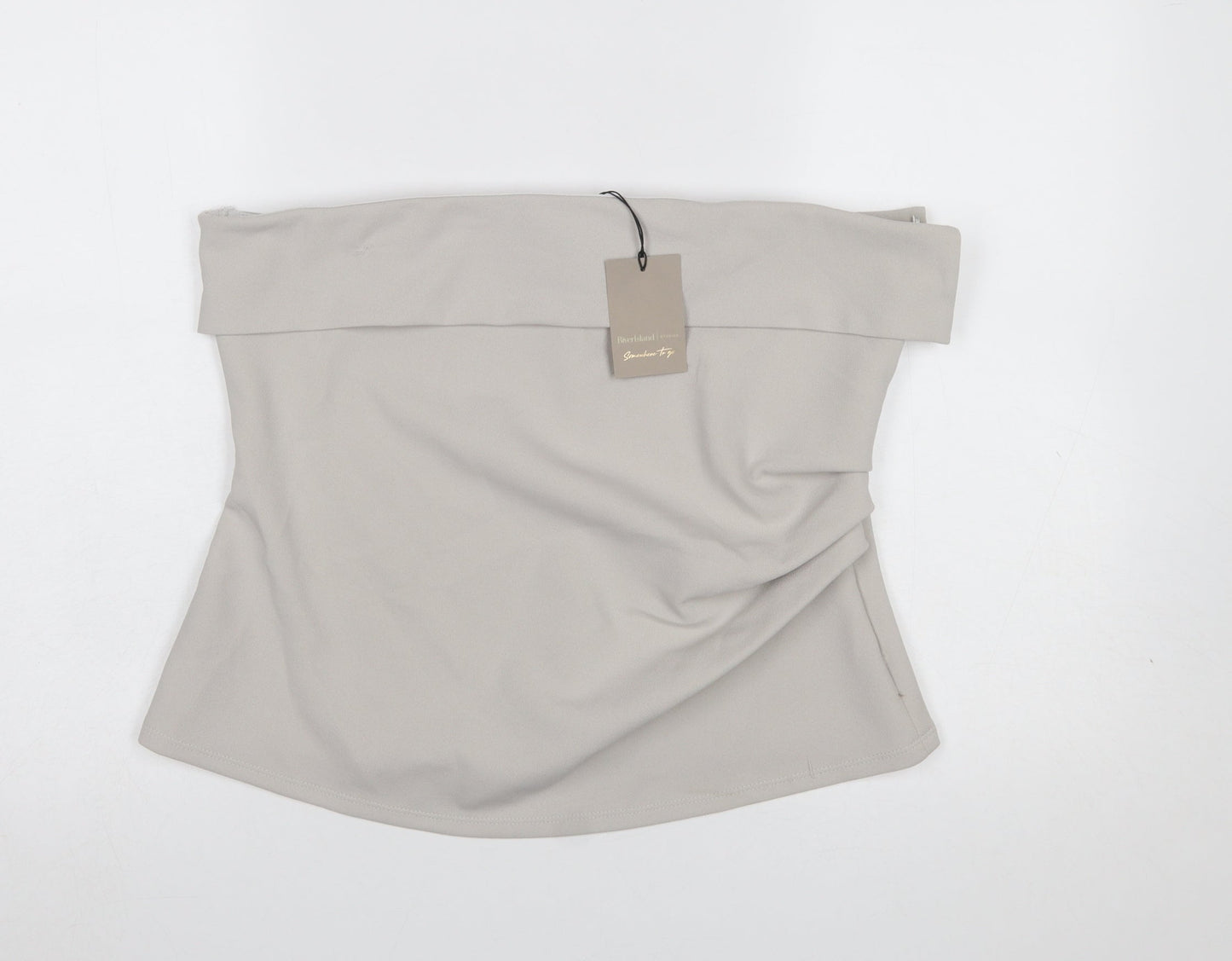 Womens UK Size 16 River Island Grey Camisole Tank