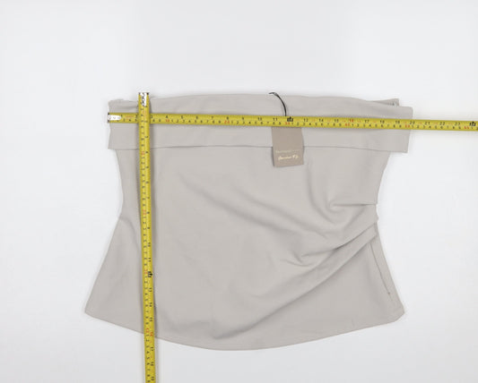 Womens UK Size 16 River Island Grey Camisole Tank