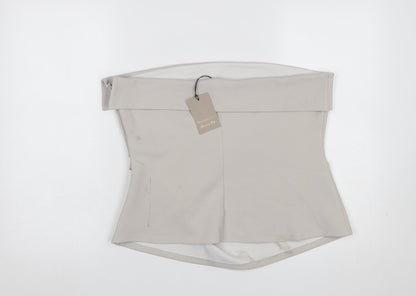 Womens UK Size 16 River Island Grey Camisole Tank