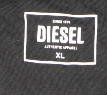 Mens UK Size XL Diesel Black  T-Shirt