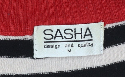 Womens UK Size M Sasha Beige Full Zip Jumper