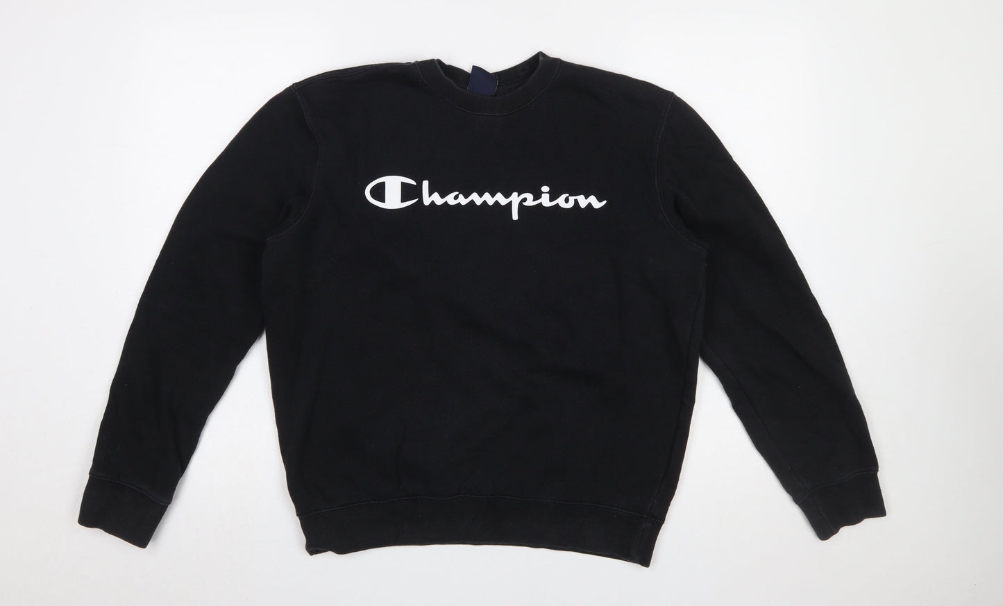 Mens UK Size M Champion Black Pullover Sweatshirt