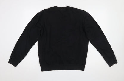 Mens UK Size M Champion Black Pullover Sweatshirt