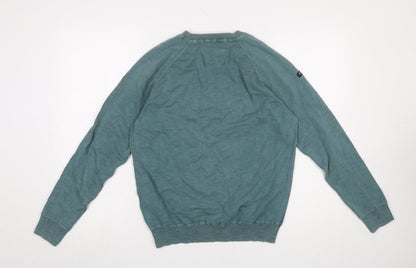 Mens UK Size M Superdry Green Pullover Sweatshirt