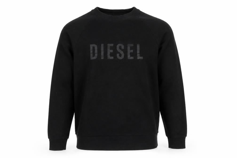 Mens UK Size S Diesel Black Pullover Sweatshirt